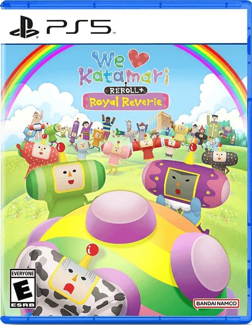 We Love Katamari Reroll + Royal Reverie box art for Playstation 5
